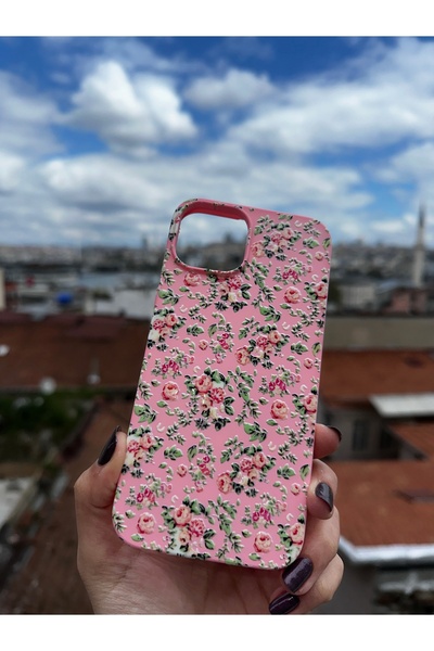 Mobildizayn Huawei P40 Lite Uyumlu Baskılı Pembe Renkli Telefon Kılıfı