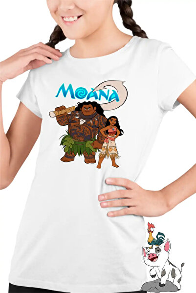OEM Tricou Copii Fete Moana Maui Vaiana