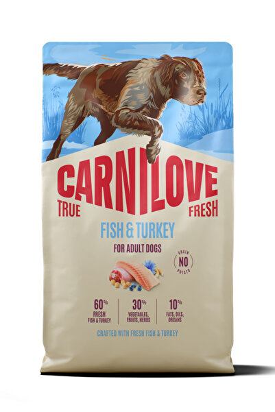 Carnilove TRUE FRESH Tahılsız Yetişkin Köpekler İçin Balık & Hindi Etli Kuru ...