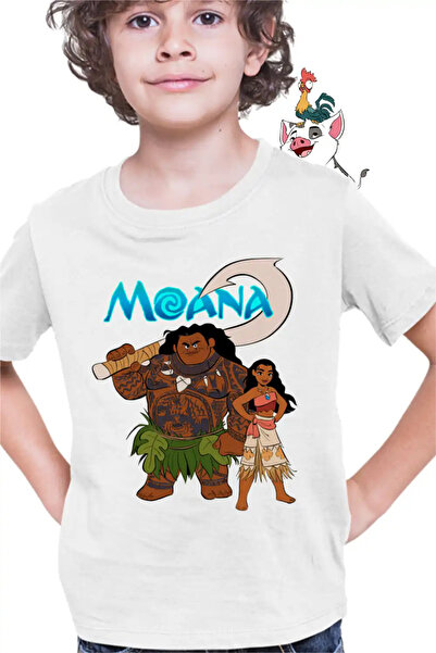 OEM Tricou Copii Baieti Moana Maui Vaiana
