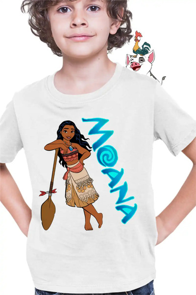 OEM Tricou Copii Baieti Vaiana Moana Hawaii
