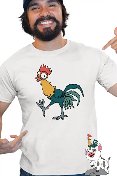OEM Tricou Barbati Heihei Moana Vaiana Cocos