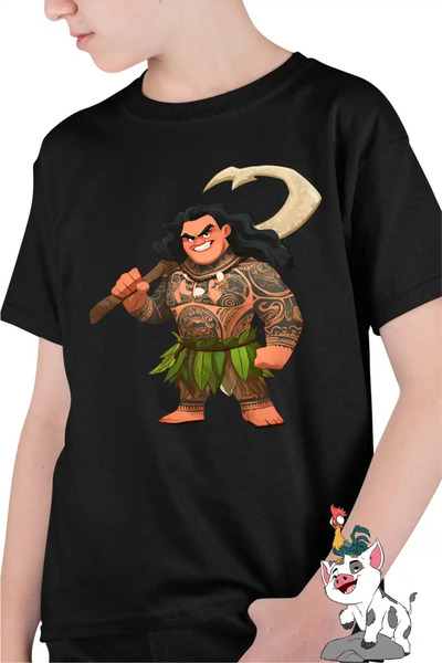 OEM Tricou Copii Baieti Maui Moana Vaiana