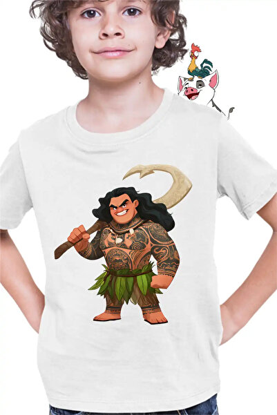 OEM Tricou Copii Baieti Maui Moana Vaiana