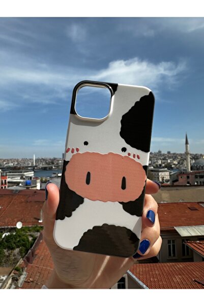 Mobildizayn Huawei P40 Lite Uyumlu Baskılı Beyaz Renkli Telefon Kılıfı