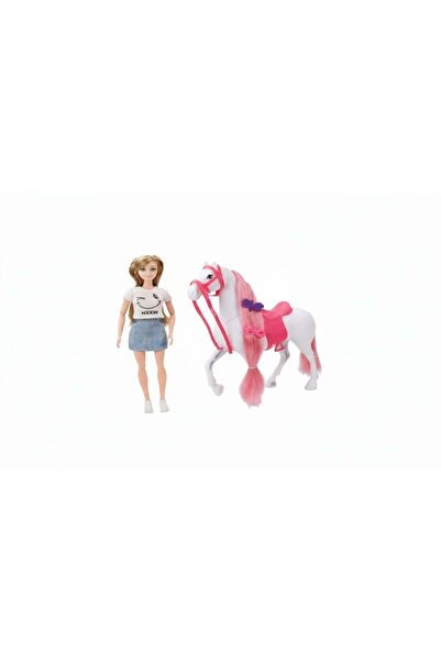 dehkah Fashion Doll and Horse Playset with Grooming Accessories