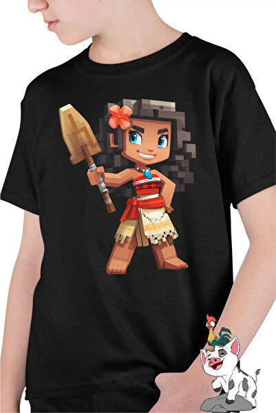 OEM Tricou Copii Baieti Moana Vaiana Minecraft Roblox