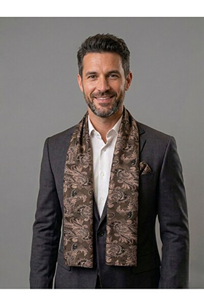 MODA Special Luxury Ethnic Patterned Scarf for Father's Day - Pocket Handkerc...