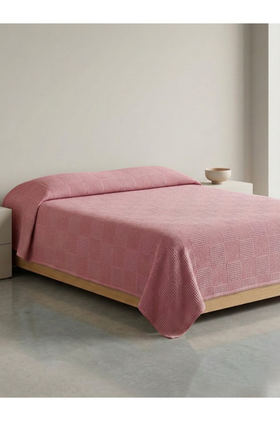 Shopyteks Κάλυμμα κρεβατιού από 100% βαμβάκι, 200x220, διπλό, αναπνέον, καλοκ...