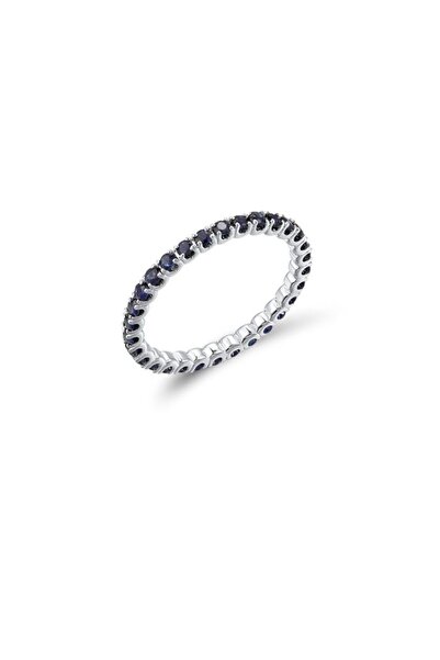 Bijuteria SORELLY Δαχτυλίδι τένις από λευκόχρυσο 14 καρατίων με ζαφείρια 0.7 ...