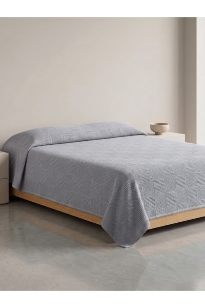 Shopyteks Κάλυμμα κρεβατιού από 100% βαμβάκι, 200x220, διπλό, αναπνέον, καλοκ...