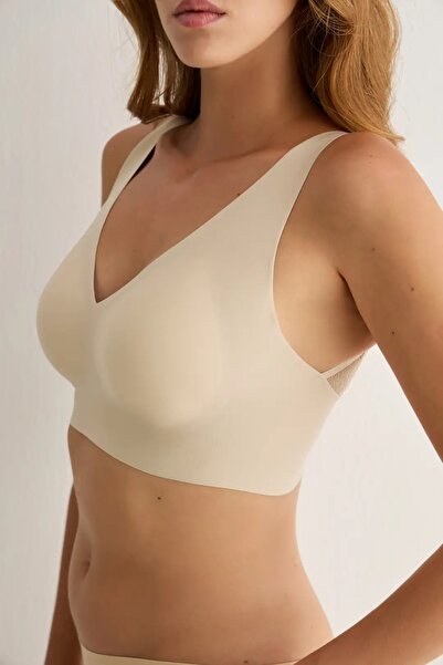TAŞDELEN AVM Σουτιέν χωρίς ραφές με αφαιρούμενα επιθέματα χωρίς μπανέλες 3305