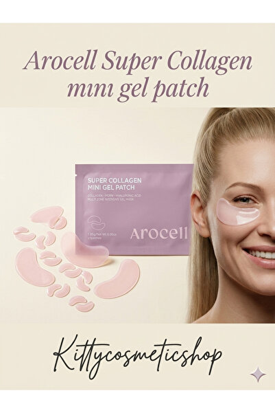 AROCELL Patch Collagen Mini Gel Patch, 1 çift(PDRN, Retinol ve Peptid İçeren ...