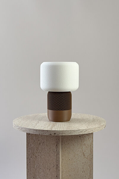 Rumon Minimal Abajur Masa Lambası 25 cm Modern Dekoratif Gece Lambası | Monolith