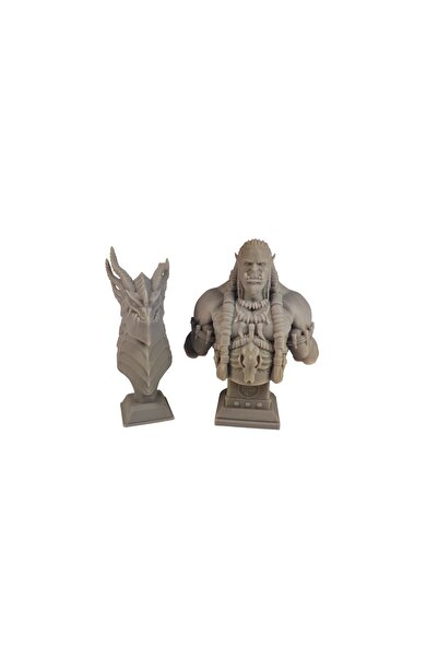 OEM Set figurine World of Warcraft, Blizzard Durotan și Deathwing 9 cm rășină