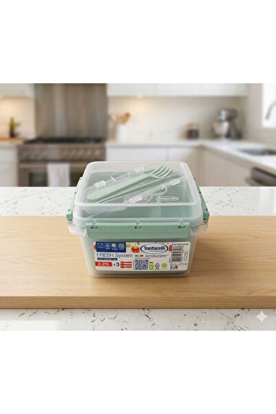 Tontarelli Δοχείο Φαγητού FRESH System, 2.25 λίτρα, με διαχωριστικά, με ενσωμ...