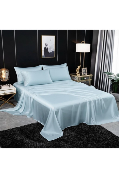 METİNEV Metin Ev ®   Premium 120 Thread Cotton Satin Non-Elastic Sheet Set – ...