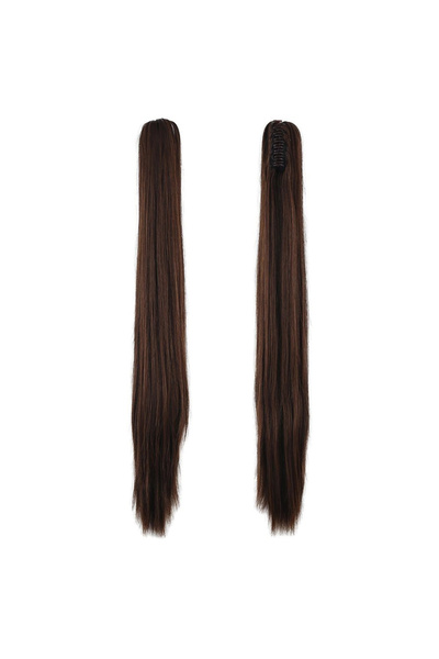 colezium Buckle Straight Ponytail / Brown Caramel