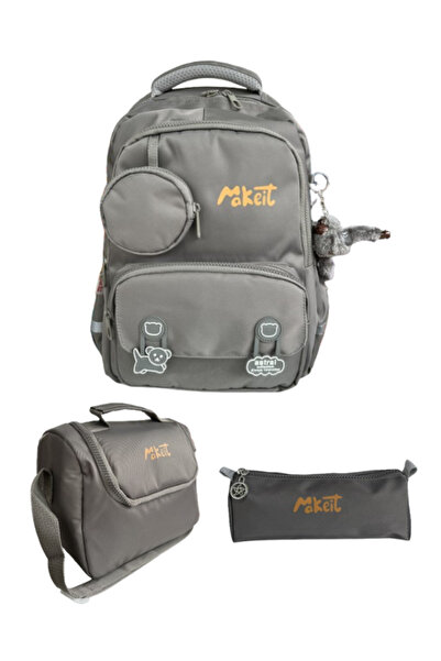 ASTRAL Makeit 3-Piece Primary School Bag Set (with Wallet & Teddy Bear Keycha...
