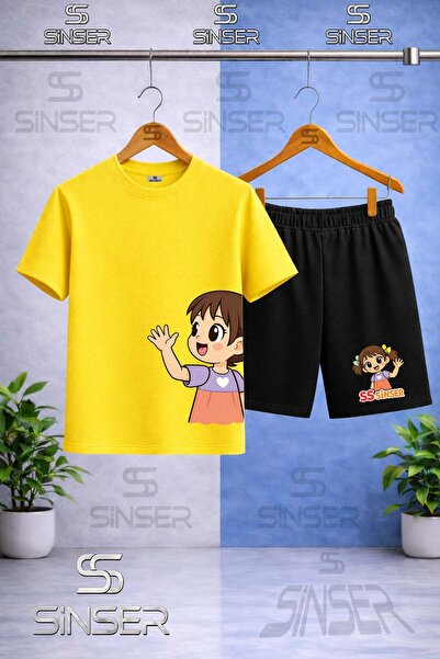 SS SİNSER Παιδικό μπλουζάκι SINSER KIZ SOL YAN με στάμπα και λαιμόκοψη ποδηλά...