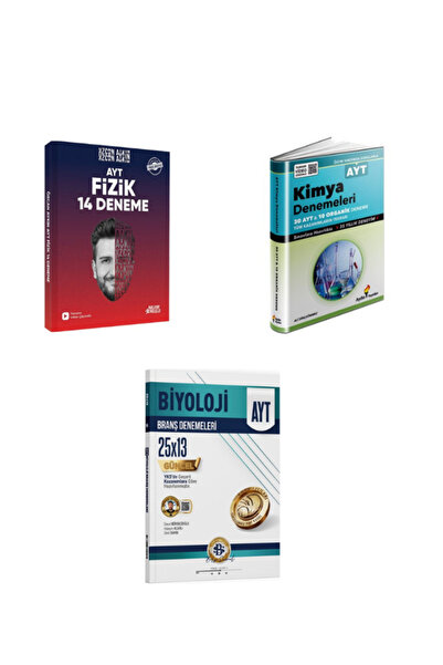 Aydın Yayınları 2026 ayt özcan aykın fizik aydın ayt kimya ve bilgi sarmal bi...