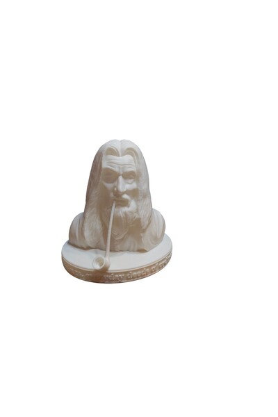 OEM Bust 3D Gandalf Alb din Stăpânul Inelelor 13 cm