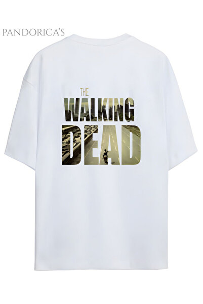 Grafftee Clothing The Walking Dead Yazılı Sırt Baskılı Pamuklu Relaxed Kalıp ...