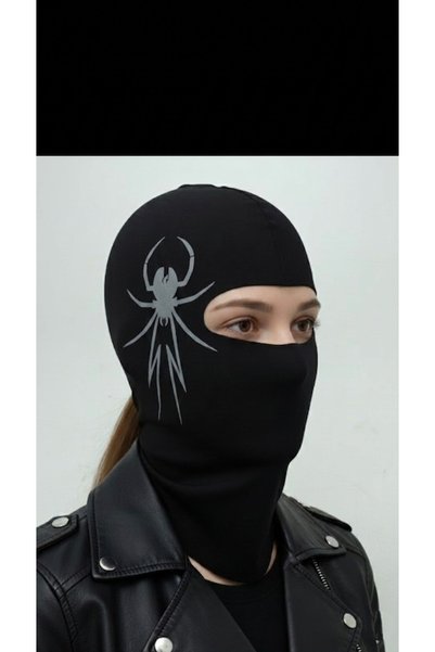 iyzi Unisex balaclava face mask with reflectors - breathable motorcycle mask