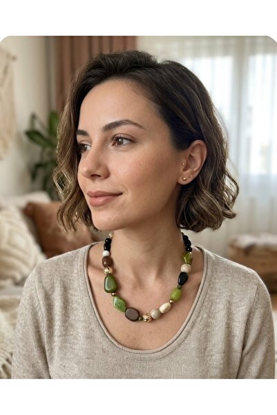 Store Boncuklu Bohem Kolye