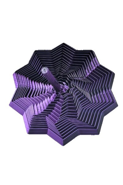 Cyrax Jucărie antistres, 17 cm Negru/Mov
