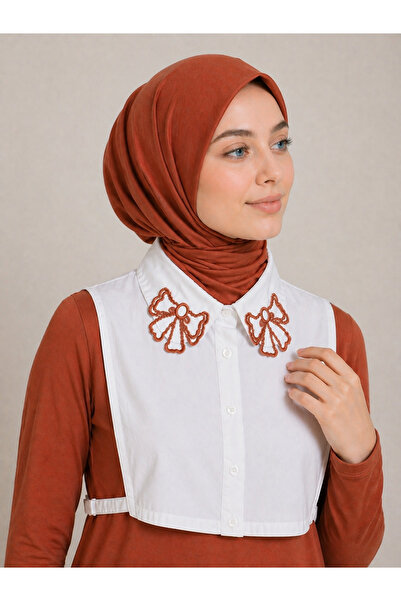 mirach Bowknot Embroidered Shirt Collar Evening Dress Shirt Stylish Collar wi...