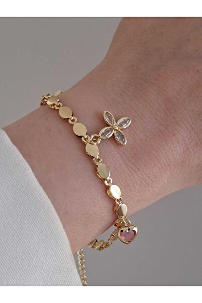 Bubbleatelier Çelik Charm Gold Stainless Steel Logolu Kararmalara Karşı Dayan...