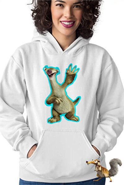 OEM Women's Hoodie Ice Age Sid Lazy