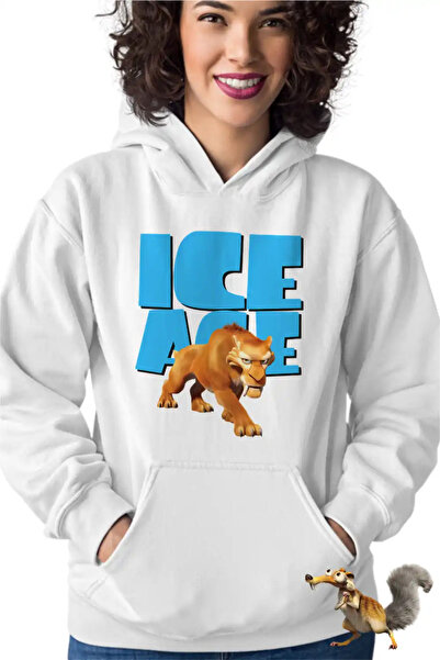 OEM Women's Hoodie Ice Age Diego Smilodon Tiger