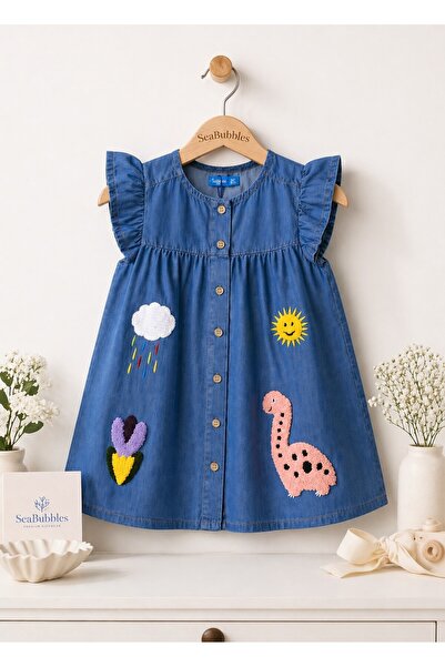 SeaBubbles Τζιν φόρεμα για κορίτσι