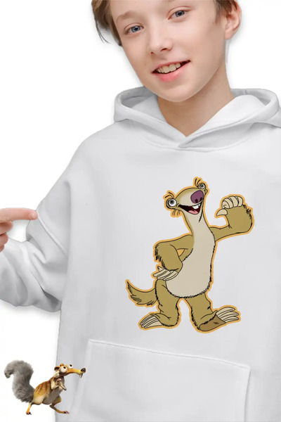 OEM Kids Boys' Ice Age Sid Party Hoodie