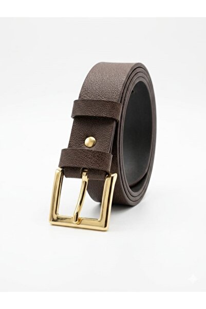 Gradelli Γυναικεία ζώνη casual με τετράγωνη αγκράφα 2,8 εκ.