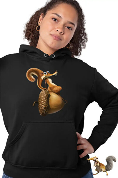 OEM Women's Hoodie Ice Age Scratte the Squirrel