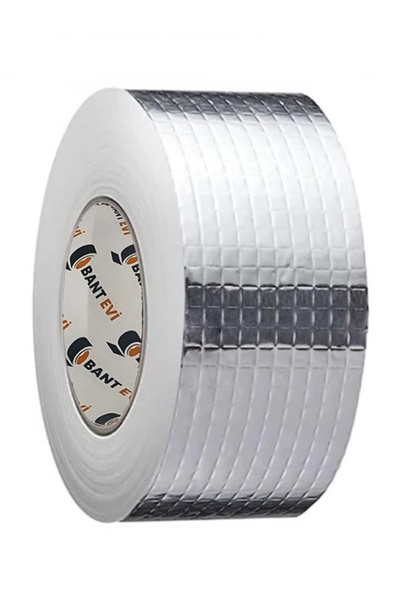 BANT EVİ Su Geçirmez Çamur Bant 10cmx1.5cm Alüminyum Güçlü Yapışkan Boru Çatı...