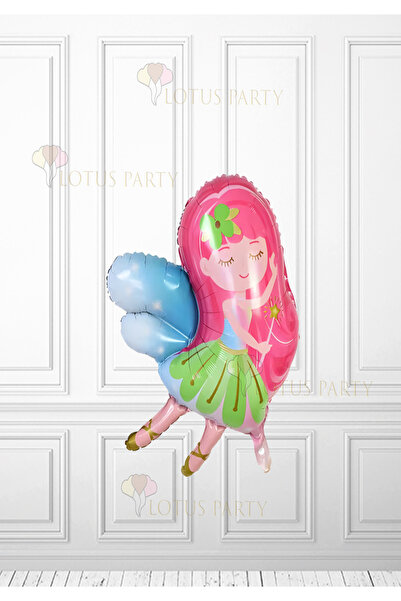 LOTUS PARTY Winged Fairy Girl Foil Balloon - Pink Fairy Girl Foil Balloon 1 P...