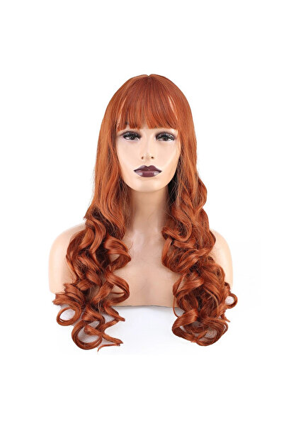 colezium Daalı Perçemli Long Fiber Sen Wig / Copper