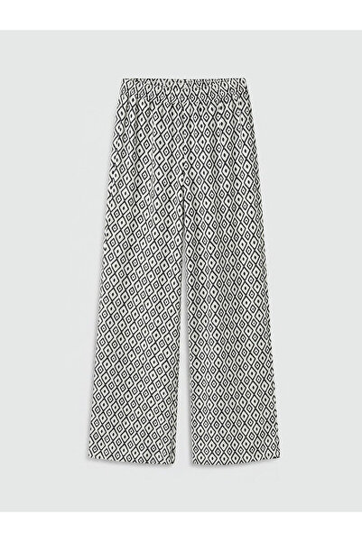LC Waikiki Peak New Season Girls' Patterned Wide-Leg Pants
