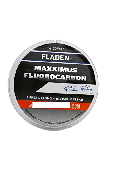 FLADEN Maxximus Fluorocarbon Misina 50M 0.22 Mm