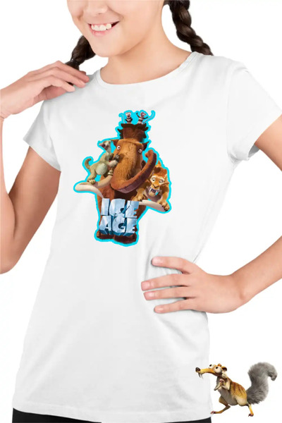 OEM Tricou Copii Fete Ice Age All Gang Epoca de Gheata