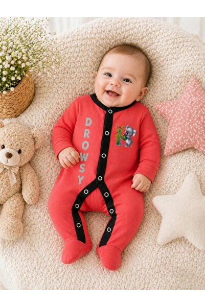 Superbaby Βαμβακερό βρεφικό ολόσωμο φορμάκι με μποτάκια, Κοάλα