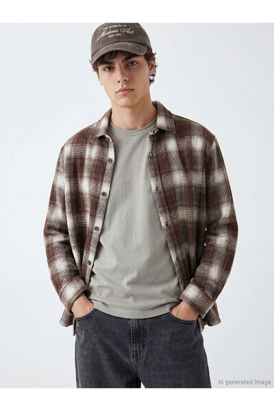 LC Waikiki Nevavm Regular Fit Men's Shirt Jacket with a Difference