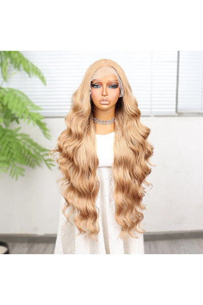 colezium Light Blonde Extra Long Fiber Sen Daali Tulle Wig