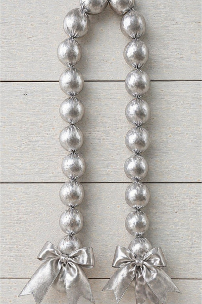 Yavuz Süs Ασημένια διακόσμηση μπάλας 2 μέτρων και 7 εκατοστών