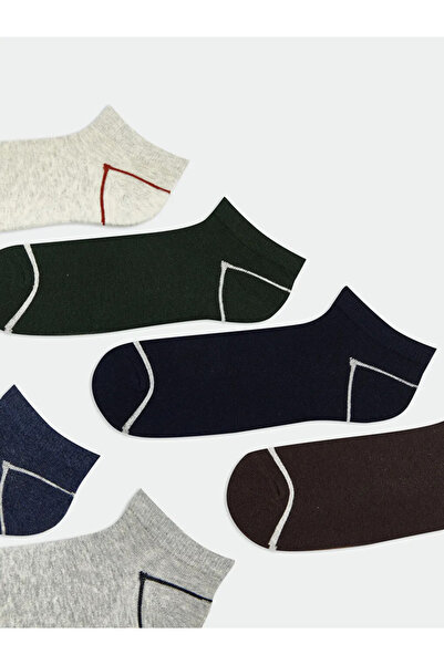 LC Waikiki Mixed Patterned Men's Booties Socks 7 Pack