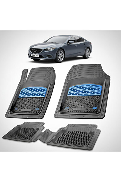 TEAMCAR Πατάκια δαπέδου συμβατά με Mazda 6 GJ/GL Sedan 2012-σήμερα |   Μπλε